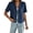 Navy, variant on Qiopertar Blazer for Women Short Sleeve Button Down Collar Casual Lightweight Soft Slim Business Work Jacket Solid Summer Suit Jacket Coffee L