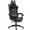 Black, variant on Dowinx Gaming Chair with Cat Ears, Massage Lumbar & Footrest - Ergonomic Reclining Computer Chair for Girls, 290LBS, White