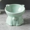thumbnail image 2 of Mauxuk Ceramic Raised Cat Bowl - Large Capacity, Elevated Pet Food and Water Dish, Whisker Fatigue Relief, 8.45oz, Non-Slip Base, Easy to Clean, 2 of 6