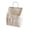 White, variant on Wall Hanging Storage Bag with 4 Pockets, Foldable Over Door Organizer, Waterproof Cotton Linen Hanging Pocket Organizer for Space Saving in Bathroom Bedroom or Closet, White 9x3.5x11.8 Inch