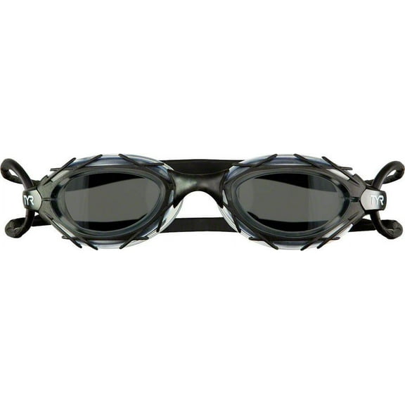 TYR Nest Pro Nano Goggle: Black Frame/Smoke Lens