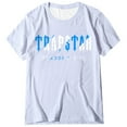 thumbnail image 1 of T-shirts pour Femmes Trapstar T-Shirt Imprimé pour Femmes Décontracté Graphique Filles Juniors Manches Courtes T-Shirt Fantaisie Hauts avec Col Rond (Blanc, G), 1 of 3