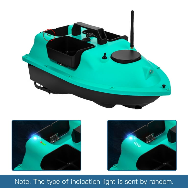Wireless GPS Fishing Bait Boat with 3 Bait Containers Remo Control Bait Boat  with 16-points GPS Positioning Function Automatic Return Function 