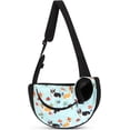 thumbnail image 1 of Bolsa De Transporte Para Perros Y Gatos, Bolsas Portátiles Para Mascotas, Bolsa De Hombro Transpirable, Viajes, Senderismo, Camping, Para Gatos Pequeños, Perros Pequeños, Azul B, 1 of 5