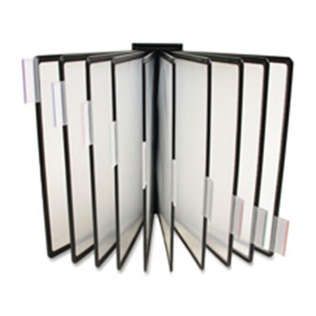 Business Source BSN62889 Basic Catalog Display Racks- 20 Documents- Black