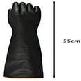 thumbnail image 2 of GJX 55cm Waterproof Rubber Gloves Protective Gloves Chemicals Long Acid / Alkali Resistant Latex Household Gloves for Work,Household,Car Wash, 2 of 4