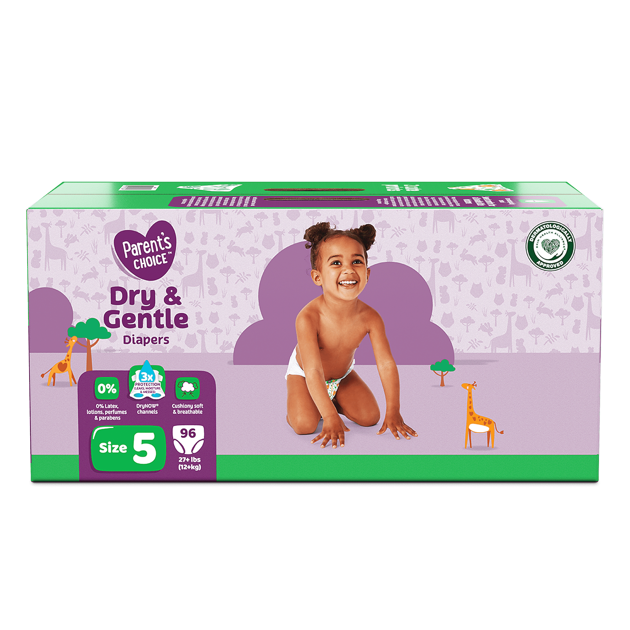 Parent s Choice Dry Gentle Diapers Size 5 96 Count Select for More Options