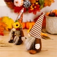 thumbnail image 7 of Gnome Dwarf Plush Doll Standing Pose Figurine Decorations Holiday Gift Home Accent For Teens & Teenagers, 1Pc Dwarf Plush Ornament With Sunflower Detail, 7 of 7