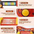 thumbnail image 3 of Guitarra para Niños y Piano para Niños Pequeños Guitarra 2 en 1 para Niños Pequeños de 3 A 5 Años con Correa Guitarra de Juguete para Niños Principiantes Regalo para Niños, 3 of 5