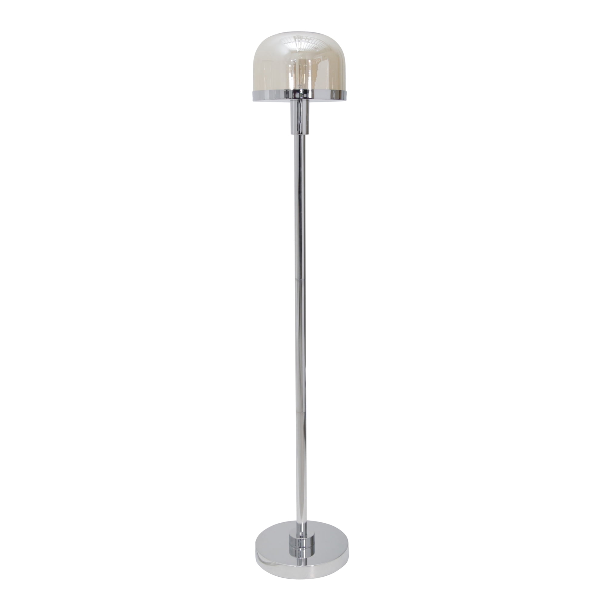 glass dome floor lamp