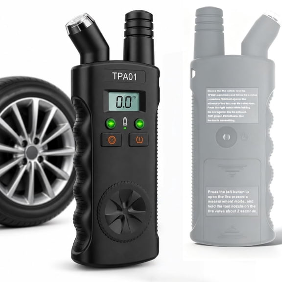 2026 Upgraded Digital Tpms Reset Gauge Tool, Tpa01 Tire Pressure Sensor Relearn Device, 150 Psi, 433 Mhz, Auto Valve Activation for Compatible Vehicles Quick & Easy Reset in Minutes