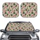 thumbnail image 2 of Balery Tropical Mask Flamingo Parasol para parabrisas de coche de 2 piezas | Parasol plegable para parabrisas delantero de coche para la mayoría de sedanes-Large, 2 of 6