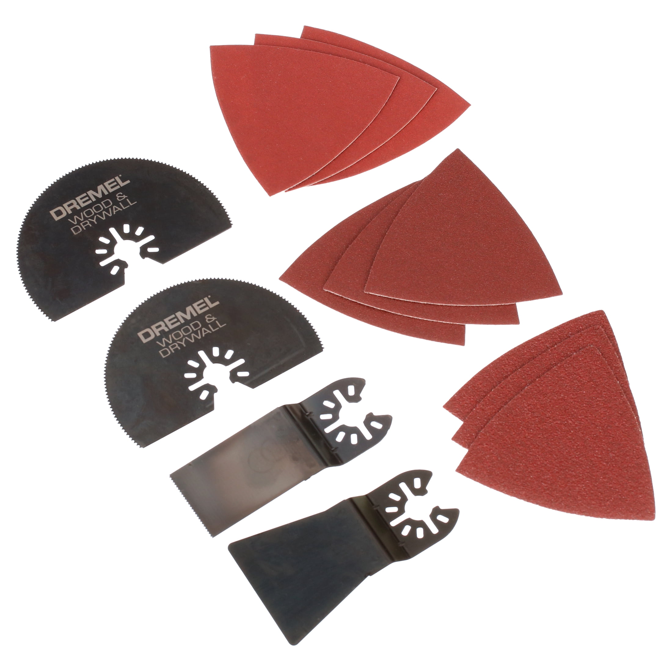 Dremel MM388 Universal Quick Fit Oscillating Tool Accessory Kit for Cutting, Sanding, and Scraping, 13 Pieces