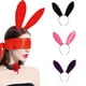 thumbnail image 5 of Tocado de orejas de conejo para cosplay, accesorio creativo para el cabello, diadema para fiesta (rojo), 5 of 6