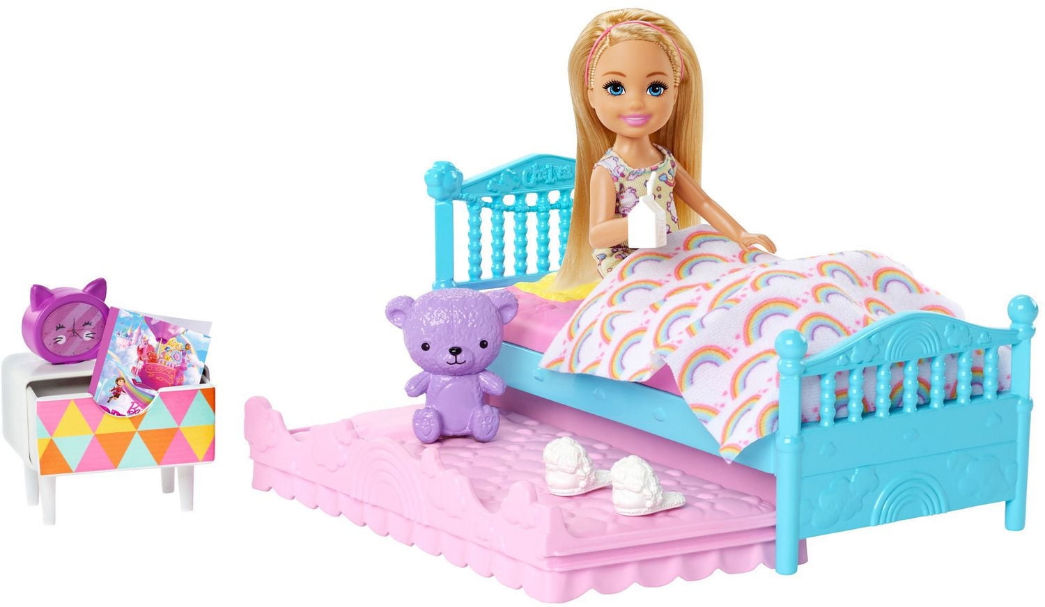 Barbie Club Chelsea Bedtime Doll & Playset