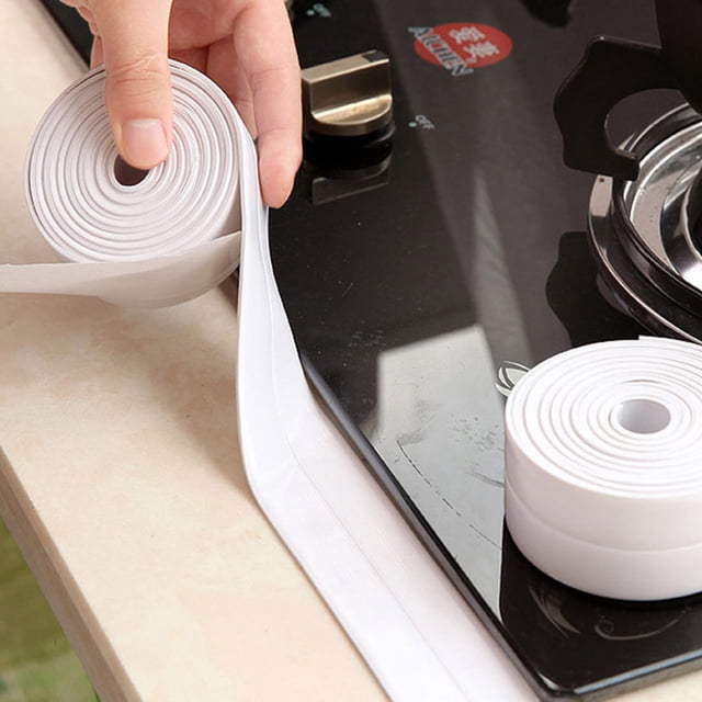 Kitchen Bathroom Bathtub Sink Counter Sticker Sealing Sealant Tape Waterproof Door Window Slit Strip