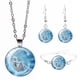 thumbnail image 1 of Teissuly Moon Angel Time Gemstone Necklace Bracelet Earrings Set Jewelry Teissuly WER202401271485, 1 of 5