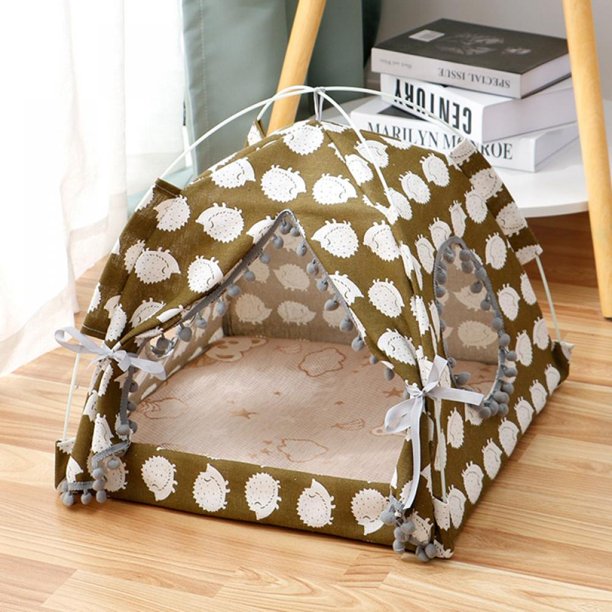 Kernelly Pet Tent Cave Bed for Cat Small Dog,Portable Folding Cat Tent