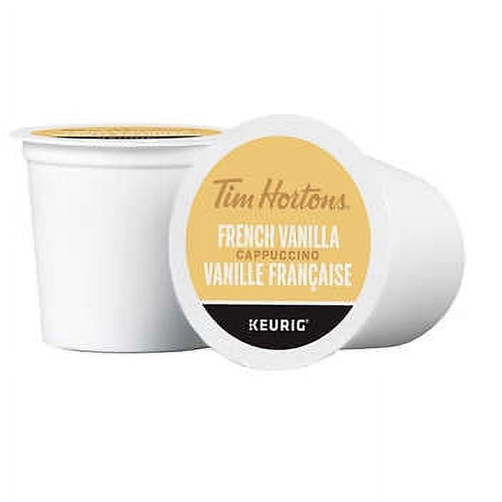 Tim Hortons French Vanilla Cappuccino Coffee K-Cup Pods, 60-Count