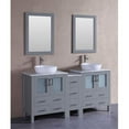 thumbnail image 1 of Mercury Import Group AGR230BWLCM1S 72 in. Bosconi Double Vanity Set - Gray, 1 of 1