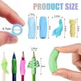 thumbnail image 2 of 18PCS Pencil Grips, Multicolor Designs Pencil Grip, Soft Silicone Children Handwriting Pencil Grips, ComCompatible withtable Writing Aid, Pencil Holder Compatible with, 2 of 5