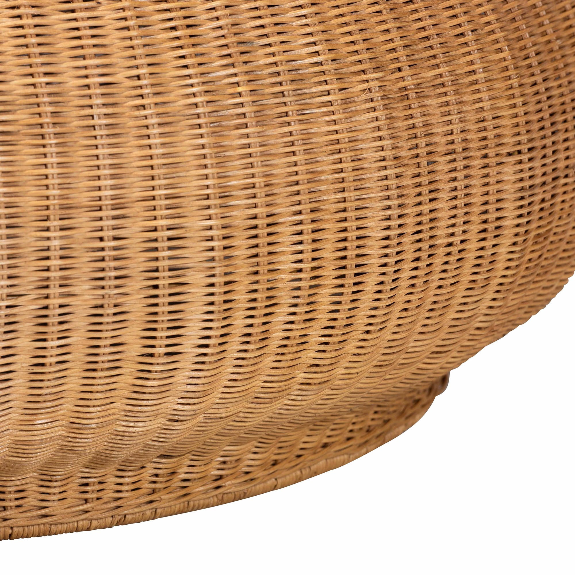 bali & pari Beatriz Boho Coffee Table, Light Honey