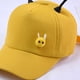thumbnail image 5 of Tocado infantil de moda con diseño creativo de abeja, con antena de algodón y pelota saltarina (gorro de malla amarillo, ajustable, para niños de 3 a 9 años), 5 of 7