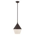 thumbnail image 2 of Livex Lighting 40714 Stockholm 1 Light 10" Wide Pendant - Bronze, 2 of 4