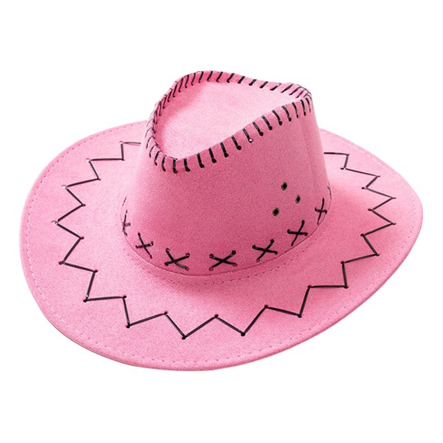 SAYOO Sombrero de vaquero de estilo occidental para mujeres y hombres SAYOO moda