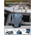 thumbnail image 2 of [2022 Upgrade Auto Locking] Phone Holder For Car With Hook Clip Air Vent Car Mount Universal Mobile Phone Mount Car Accessories Compatible With Iphone, 2 of 5