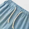thumbnail image 6 of WOLLED Kids Toddler Boys Girls Cotton Shorts Baby Solid Color Shorts Summer Anti-Mosquito Lantern Pants for 1M-6 Years, 6 of 9