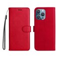 thumbnail image 5 of Nalacover Wallet Case for iPhone 14 Pro Max, Card Slots Holder Magnetic Clasp Premium Luxury PU Leather Flip Folio Cover with Kickstand Wrist Strap Soft Silicone Shockproof Case,Red, 5 of 8
