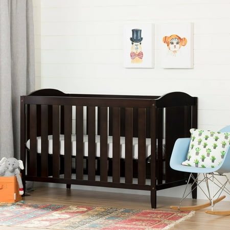 South Shore Angel Collection Crib And Toddler Bed Espresso South Shore Angel Collection Crib And Toddler Bed Espresso