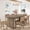 Pear Wood Natural, variant on 63'' Modern Oval Dining Table for 4-6 People – Long Design with Thick Sturdy Wood Base & Rustic Oak Finish, Easy Assembly for Kitchen, Dining Room, Living Room or Office (Brown)