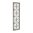 thumbnail image 5 of DecMode Black Metal Floral Wall Decor with Brown Frame, 5 of 9