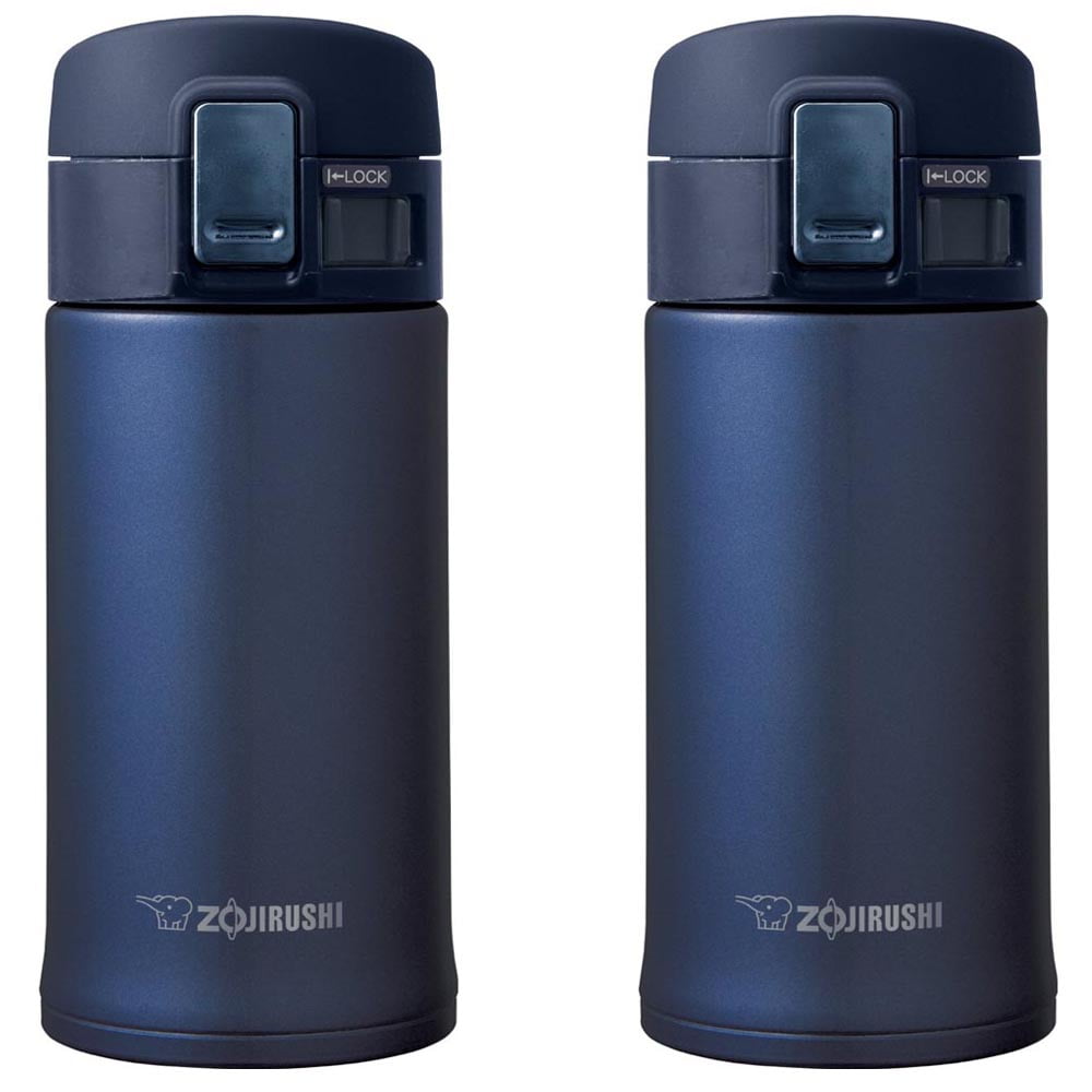 Zojirushi SMKHE36AG Stainless Mug (Smoky Blue, 2Pack)
