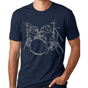 Think Out Loud Apparel Drums T-shirt Artistic design Drummer Tee Shirt