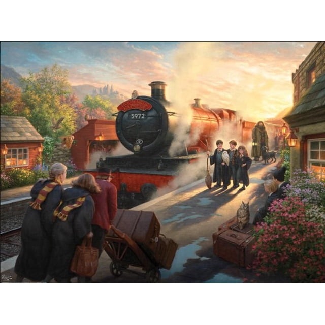Buffalo Games - Le puzzle Silver Select - Hogwarts Express - en 1000 pièces