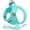 Turquoise, variant on AIITLE No Pull Dog Harness and Leash Set, Step-in Soft Mesh Vest with Reflective Strips for Extra-Small Puppies & Cats, Comfortable Plaid Design in Blue XXS