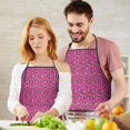 thumbnail image 5 of Leopard Print Adjustable Waterproof Apron for Adults 33x27 Inch – Cooking Apron with 2 Large Pockets, Durable Polyester Bib for Kitchen, Baking, BBQ, and Home Use, 5 of 6