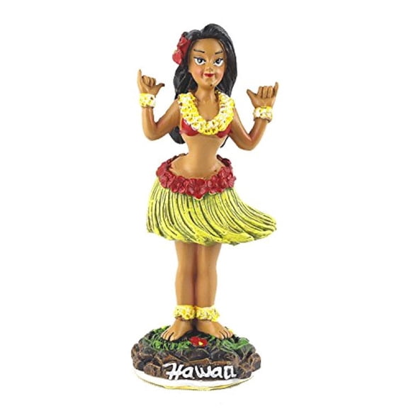 Figura de Juguete KC Hawaii Mini Chica Shaka Hula 10x5x4 cm