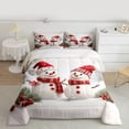 thumbnail image 2 of Castle Fairy Kids Cute Snowman 2pcs Bedding Comforter Set,Happy New Year Twin Comforter Sets,Merry Christmas Breathable Bedding Set,Breathable Home Decor, 2 of 8