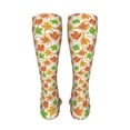 thumbnail image 6 of Pofeuu Maple Leaves1 Print Stockings, Adult Running Hiking Socks for Youth and Adult-One Size, 6 of 8