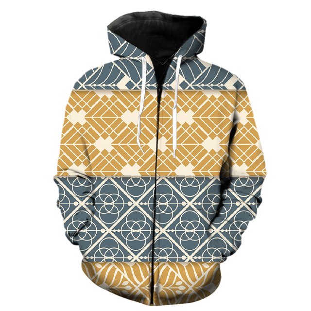 Sudadera con capucha y cremallera con estampado abstracto para hombre, estilo hip hop, unisex, con estampado 3D, divertida, para adolescentes, primavera 2024, gran oferta para mujer