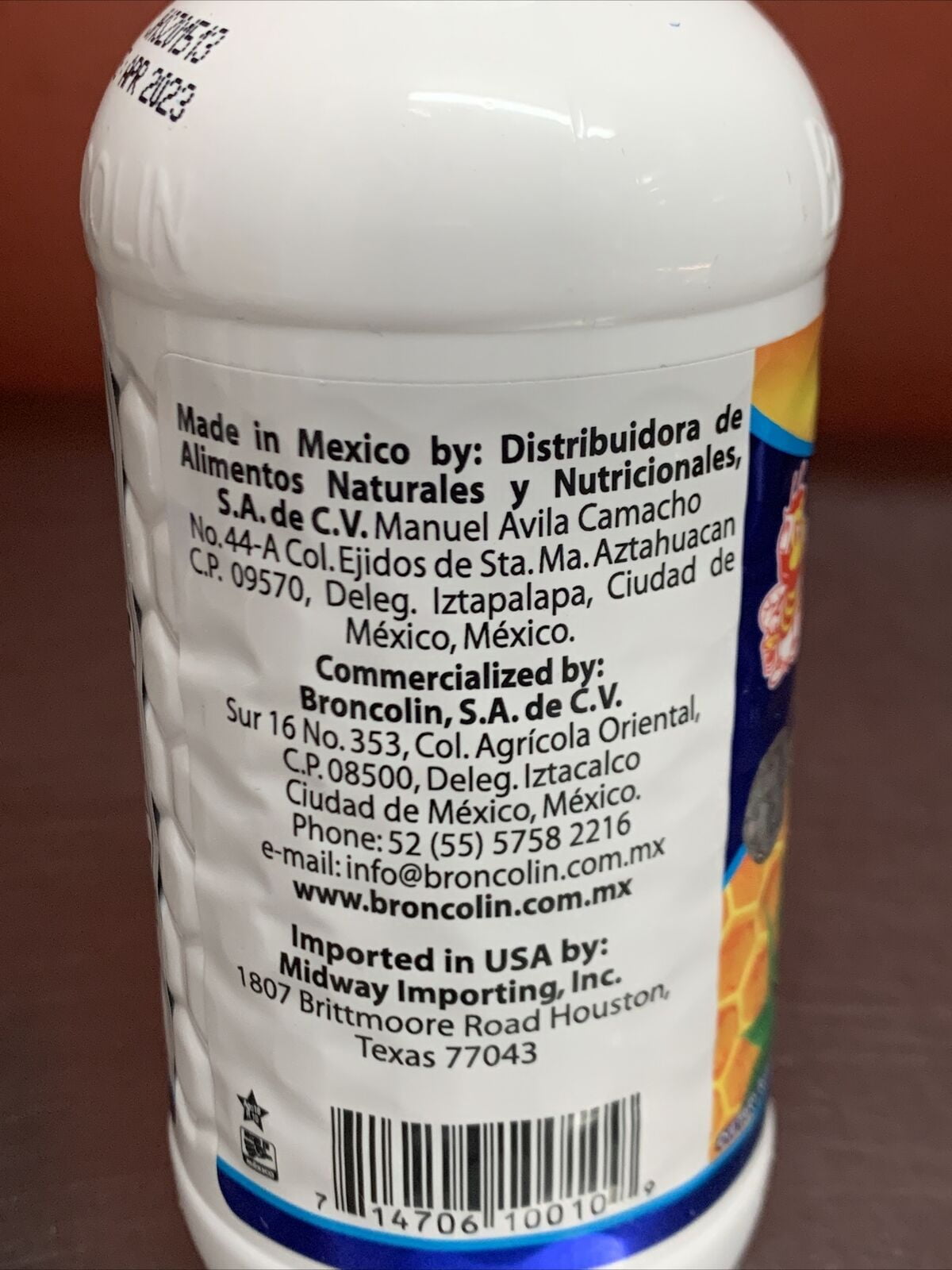 Broncolin Honey Cough Relief Syrup with Natural Plant Extracts Dietary Supplement, Regular 11.4 oz (Pack of 3)