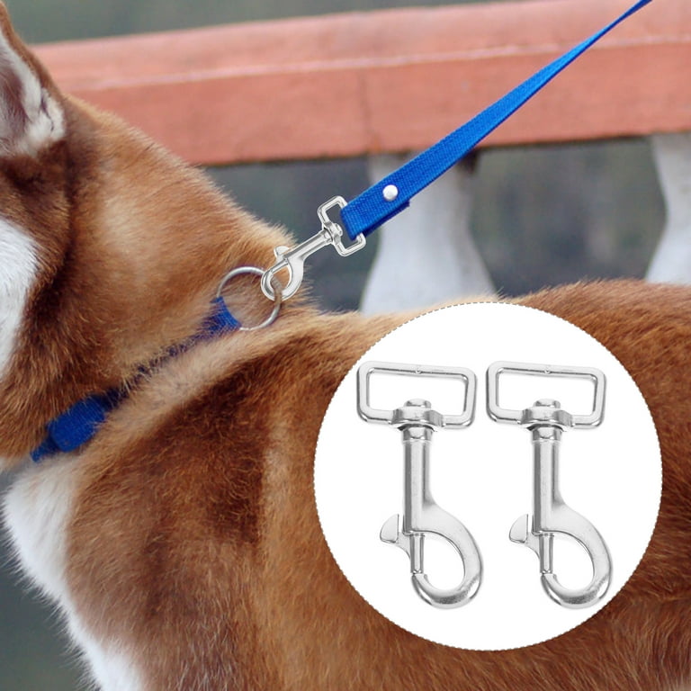 2pcs Swivel Snap Hooks Trigger Clip Clasp Dog Leash Clip Webbing Belt  Spring Hooks 