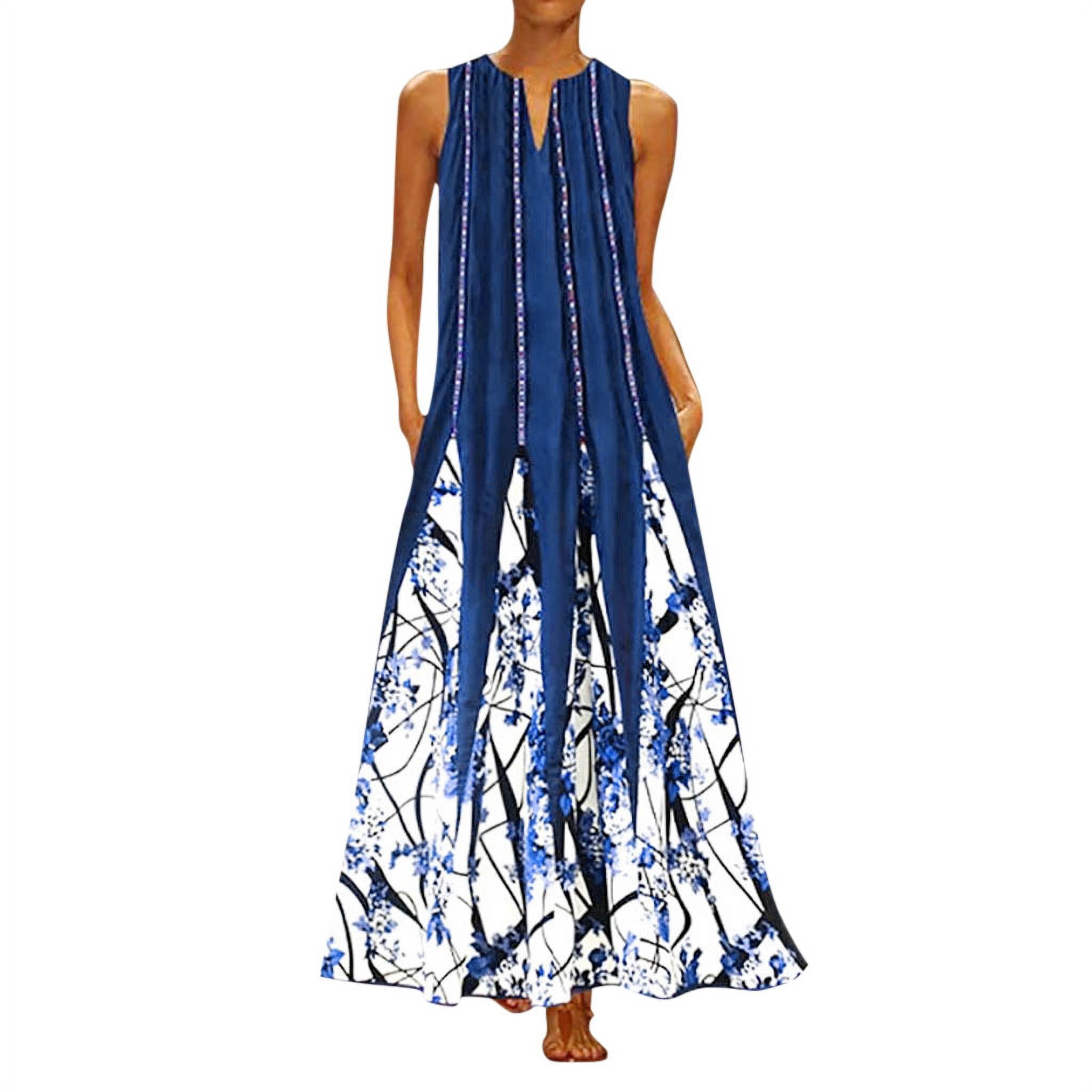 Split Loose Maxi Dress Petite Maxi Dresses for Short Women Dress for