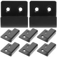 thumbnail image 1 of Homoyoyo 10Ud Soportes Pared De Acero Inoxidable Negro Para Colgar Azulejos Resistentes Y Duraderos, 1 of 6