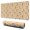 Beige Cow Heart, variant on Long Mouse Pads for Desk,Beige Cow Flower Pattern Desk Mats on Top Of Desks, Desk Mouse Pad Extra Large with 3mm Non-Slip Base and Stitched Edge for Gaming,Office,Work,Home 31.5"x11.8"
