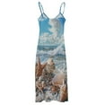 thumbnail image 5 of Beach Seashell Starfish Sleeveless Dress Woman Fashion Long Dresses Women's Summer Suit Dress Summer 2025 Women, 5 of 7